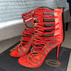 Red Bebe High Heels 👠